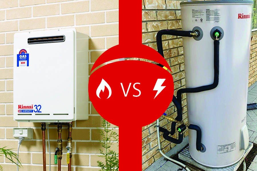 gas vs electric hot water systems