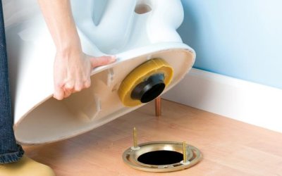 how to install a toilet