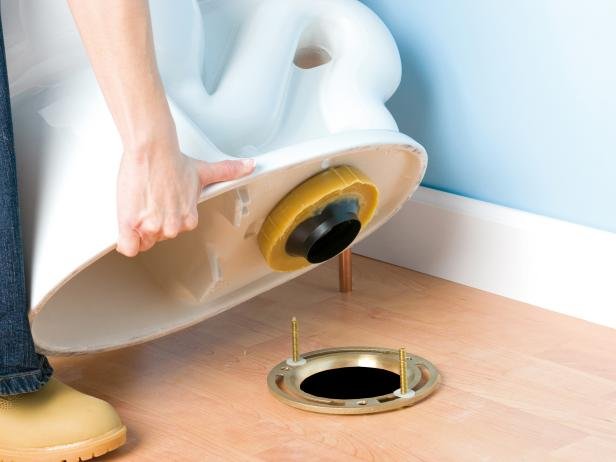 how to install a toilet
