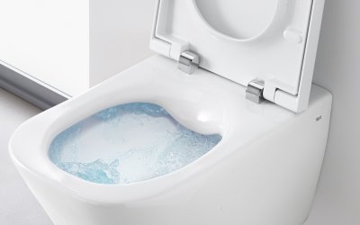 rimless toilet