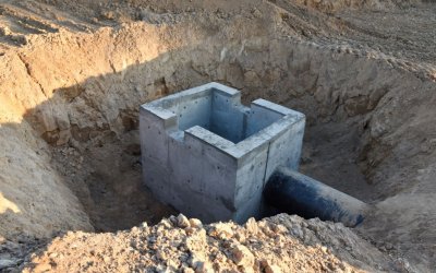 stormwater pit installation